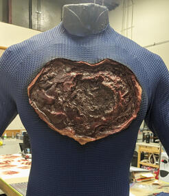 Superman Chest Wound WIP