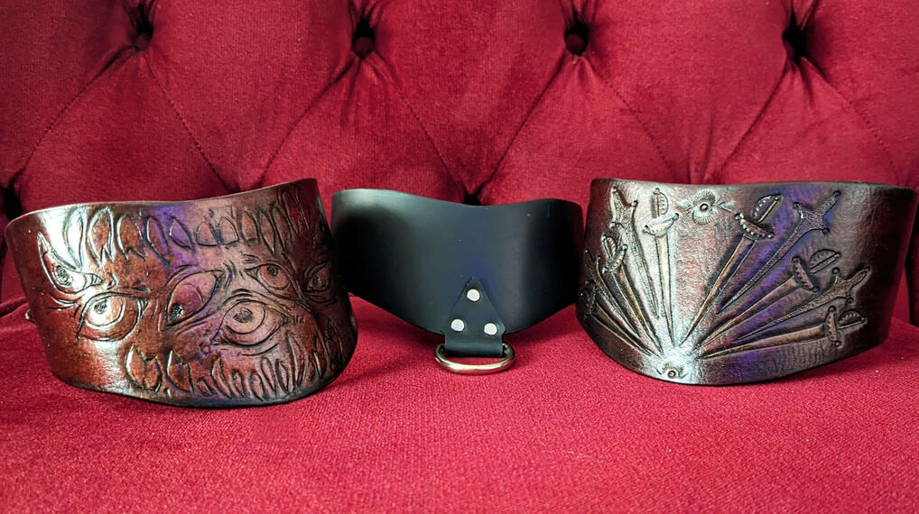 Full build 3 leather collars