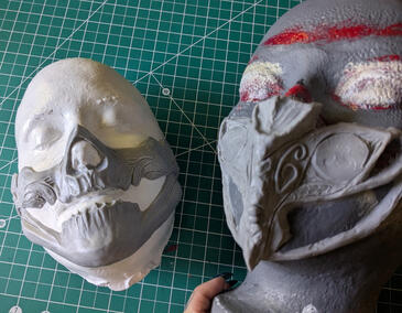 Monster Clay Face Mask Sculpt WIP