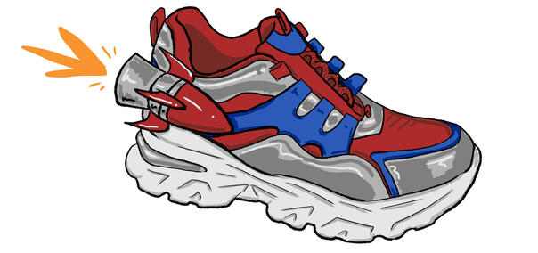 Rocket Shoe Concept Art